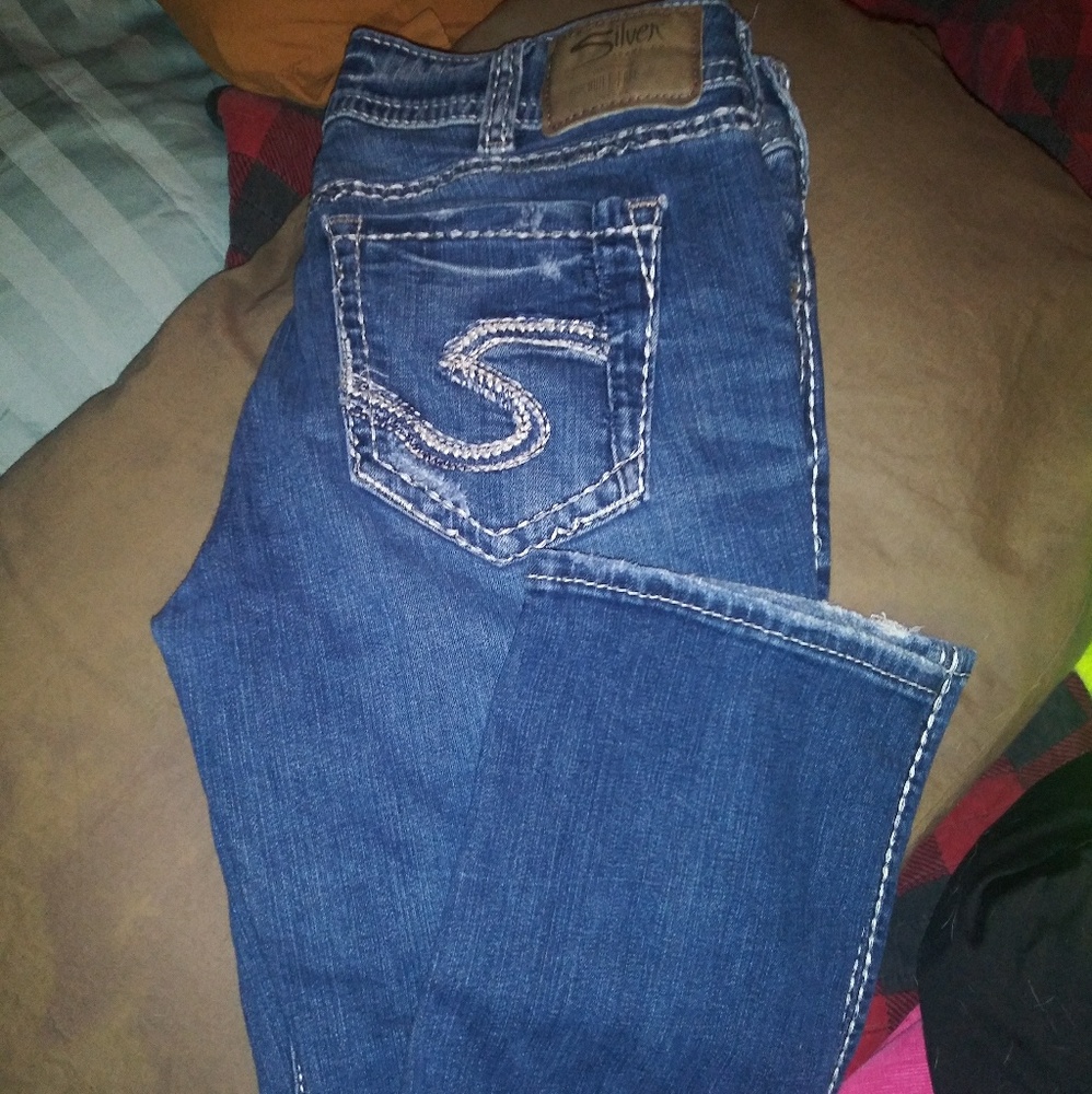 Silver capris